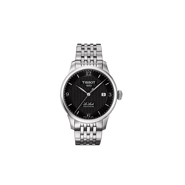 TISSOT Men s Le Locle Collection Watch T006.408.11.057.00 Silver Black