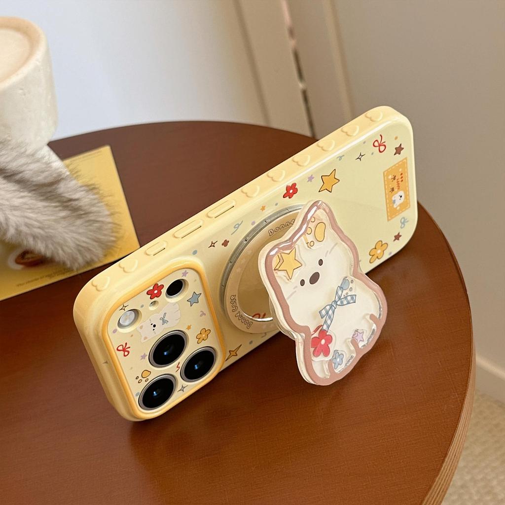 Cute Puppy Magnetic Phone Case for iPhone 16, iPhone 17, and iPhone 17 Pro Max