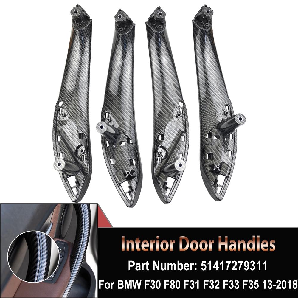 

For BMW 3 Series F30 316d 318d F31 320i 325d 11-19 51427281470 Inner Doors Panel Handle Pull Trim Cover 51417279311