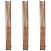3 Stuks Houten Vouwventilator Frame Onafgewerkt 22cm DIY Handventilator Materiaal Japanse Stijl Creatieve Ambachtskit voor Festivals Shows