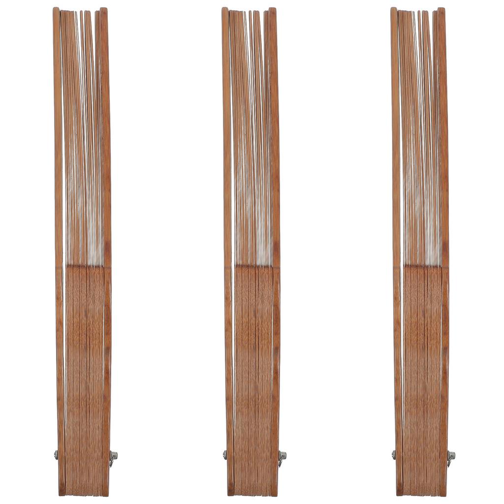 3Pcs Wood Folding Fan Frame Unfinished 22Cm DIY Hand Fan Material Japanese Style Creative Craft Kit for Festivals Shows