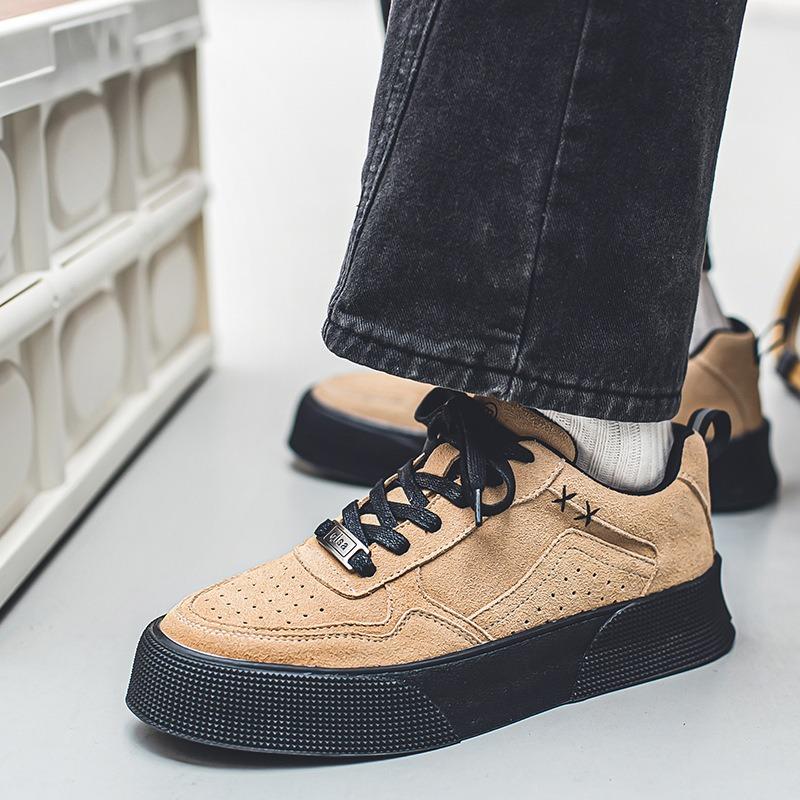 3015 tooling shoes trendy men wear cowhide single product high-end board shoes original patch design casual shoes trend
