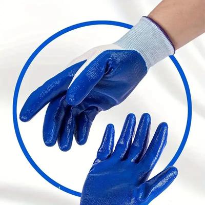 12 párů Gumové namáčecí lepidlo Gumové pracovní rukavice na kůži Tenké latexové Protiskluzové Proti opotřebení Tlusté tenké rukavice Ochrana práce