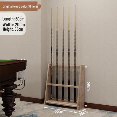 Zhanyu 10-Cue Vertical Pool Cue Rack