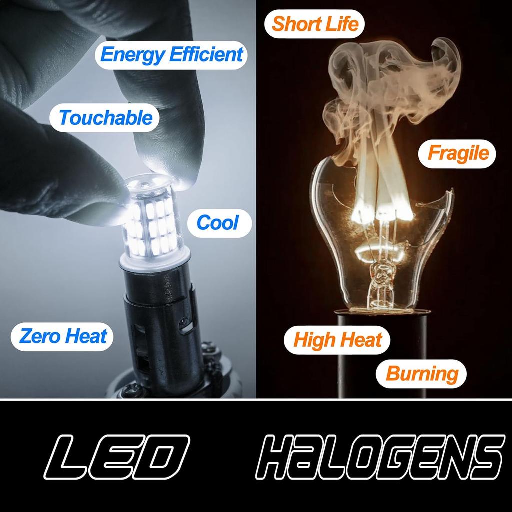 12 Volt BA15S Led Bulbs,1156 1141 6000k Daylight White,DC Bayonet Single Contact Base,AC10-24V DC10-30volt Low Voltage BA15S Bulb for Landscape RV