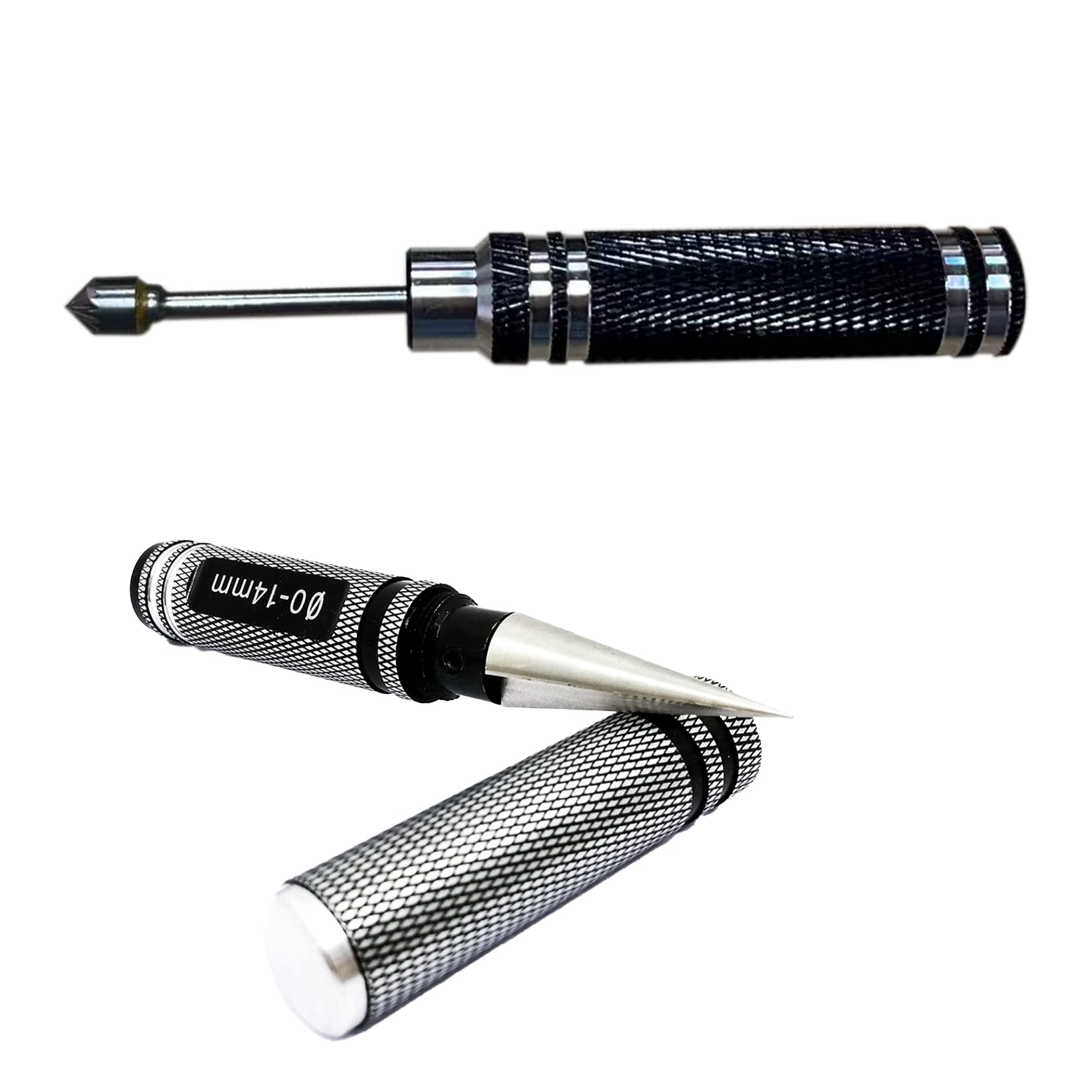 

HAMILO Countersink Tool, Drilling Tool, Body Reamer, Mini 4WD, 2-Piece Set (Black)