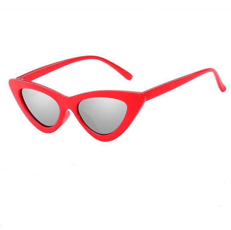 Vintage Okulary przeciwsłoneczne Kocie oko Kobiety Seksowne Retro Małe Kocie oko Okulary przeciwsłoneczne Markowy Projektant Kolorowe Okulary Dla Kobiet