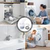 Appliance Drainage Connector Plastic Housing with Rustproof Clamps Suitable for Washers Dishwashers Flexible Inlet