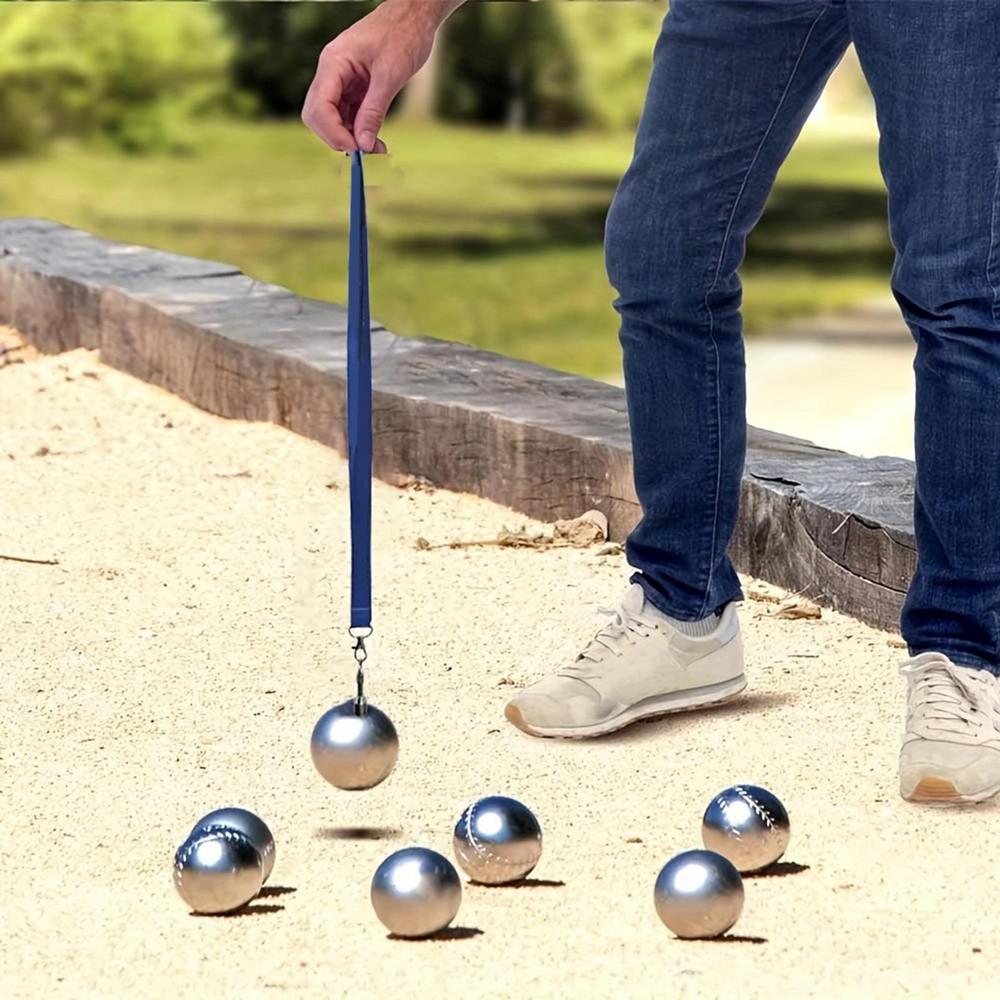 Magnetic Ball Throwing Picker Portable Bocce Balls Picker Recycling Device For Lawns Outdoor Activities Home Sports Parties