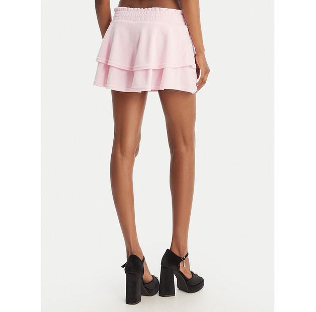 Juicy Couture Smocked Terry Mini Skirt