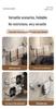 Suction Cup Rotatable Towel Rack: No-Drill, Retractable, Movable Bathroom Storage