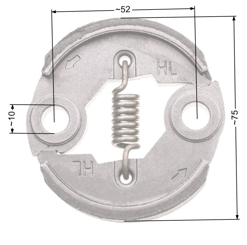 

Clutch Nac 75Mm Large Metal Market Brushcutters Nz33