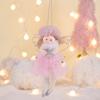 Stoffengel-Puppe Anhänger Schmuckstück Leichte Dekoration für Kinder Dekorative Weihnachtsbaum-Accessoires