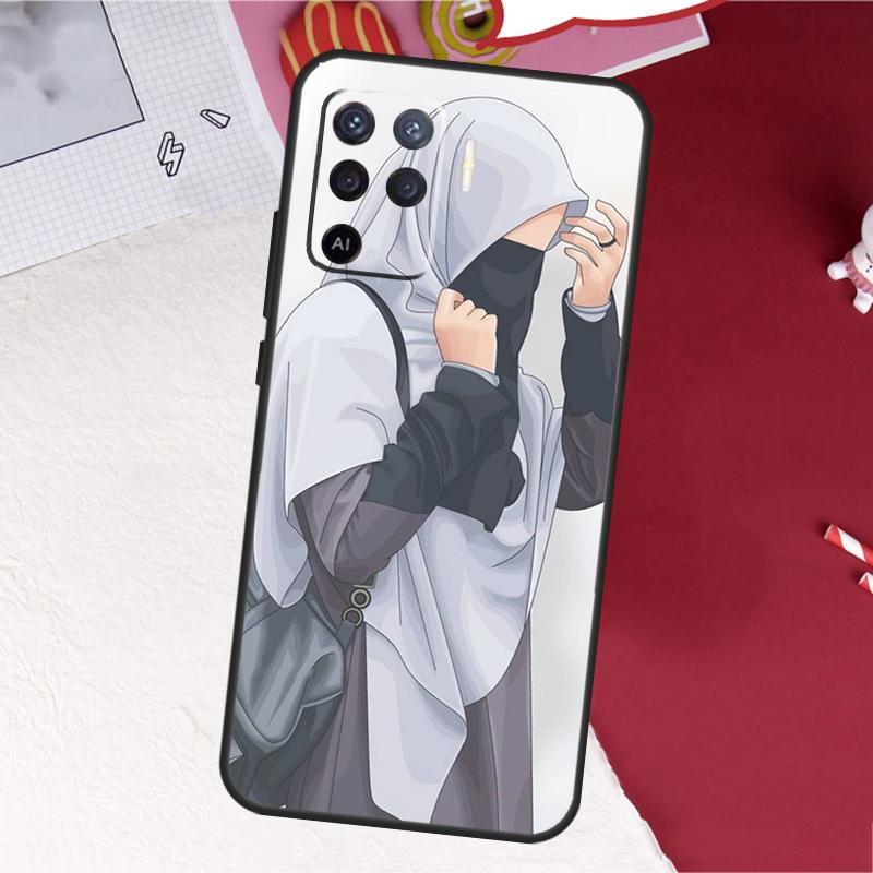 

Hijab Face Muslim Islamic Case For Oppo A18 A98 A38 A58 A78 A60 A80 A40 A96 A76 A16 A94 A74 A54 A15 A17 A57 A77 A5 Pro OPPO A76