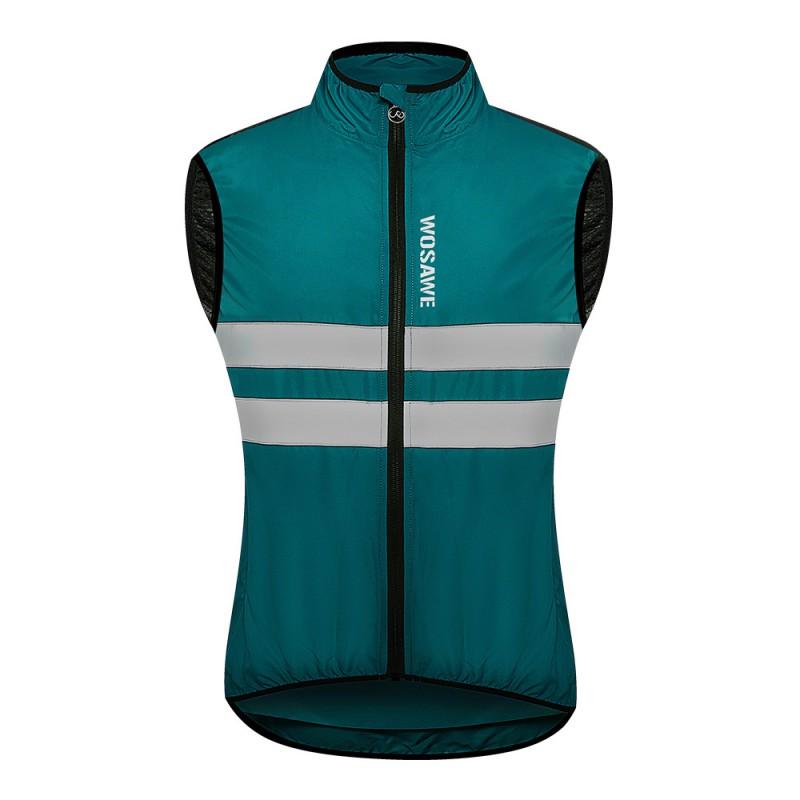 Mens Cycling Vest Windproof Breathable Sleeveless Jersey Road Bike Mountain Outdoor Sports