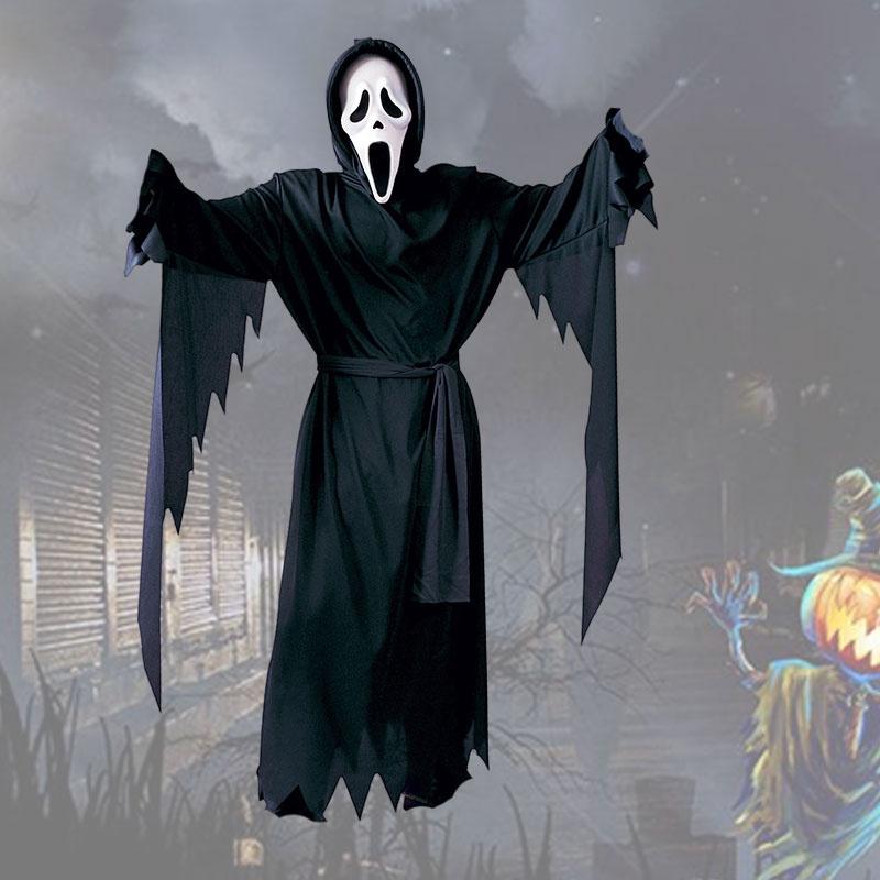 Halloween Child Scream Cosplay Costume Mask Parties Events Terror Roleplaying