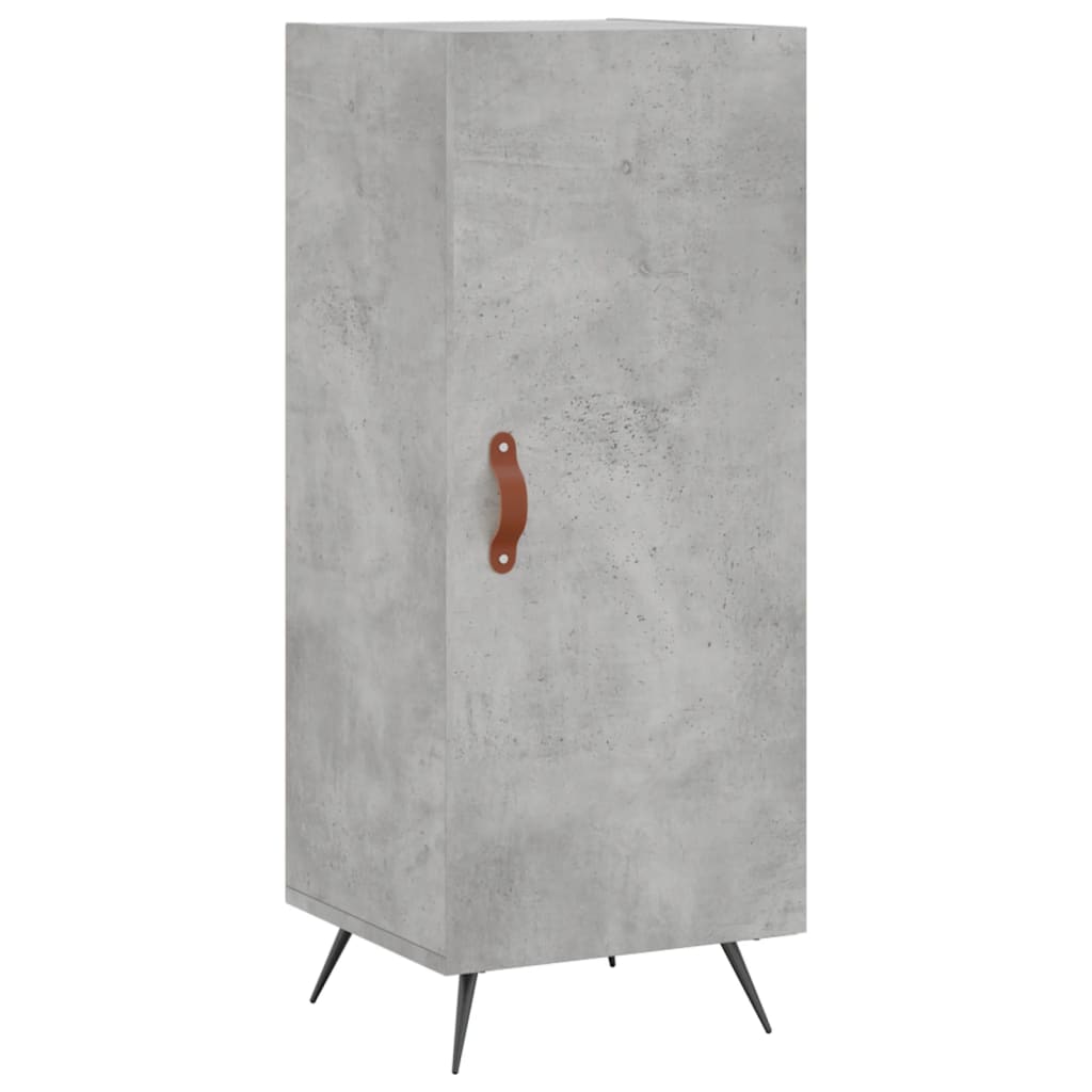 Highboard Concrete Grey 34.5 x 34 x 180 cm Particleboard