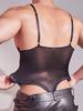 Men'S Spaghetti Strap Bodysuit Tops Sexy Lace Thin Breathable Traceless Tights Oil Shiny Glossy Onesie Sleepwear U Bulge Pouch