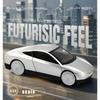 Simulation 1/32 Tesla Cybercab ROBOTAXI Metal Die Cast Car Model, Desktop Decoration Ornaments, Children's Toy Cars, Boys Gifts