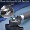 Jednoruční manuální otvírák na konzervy Model s bezpečným bočním otevíráním pro bezproblémové použití Skvělý kuchyňský předmět a nepostradatelný domácí pomocník