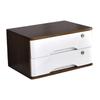 Chic Lockable Wooden Storage Box for Office