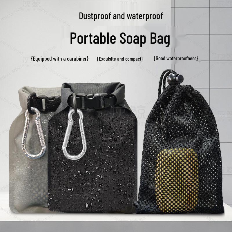 Portable Leakproof Soap Bag: Waterproof and Moisture-Evaporating Toiletry Dispenser.