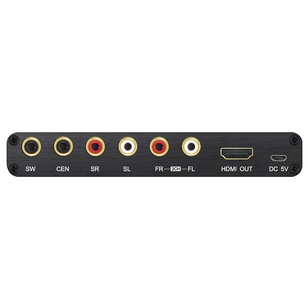 Extractor audio z hdmi z obsługą 4k 3d 5.1 kanałów ekstraktor cinch