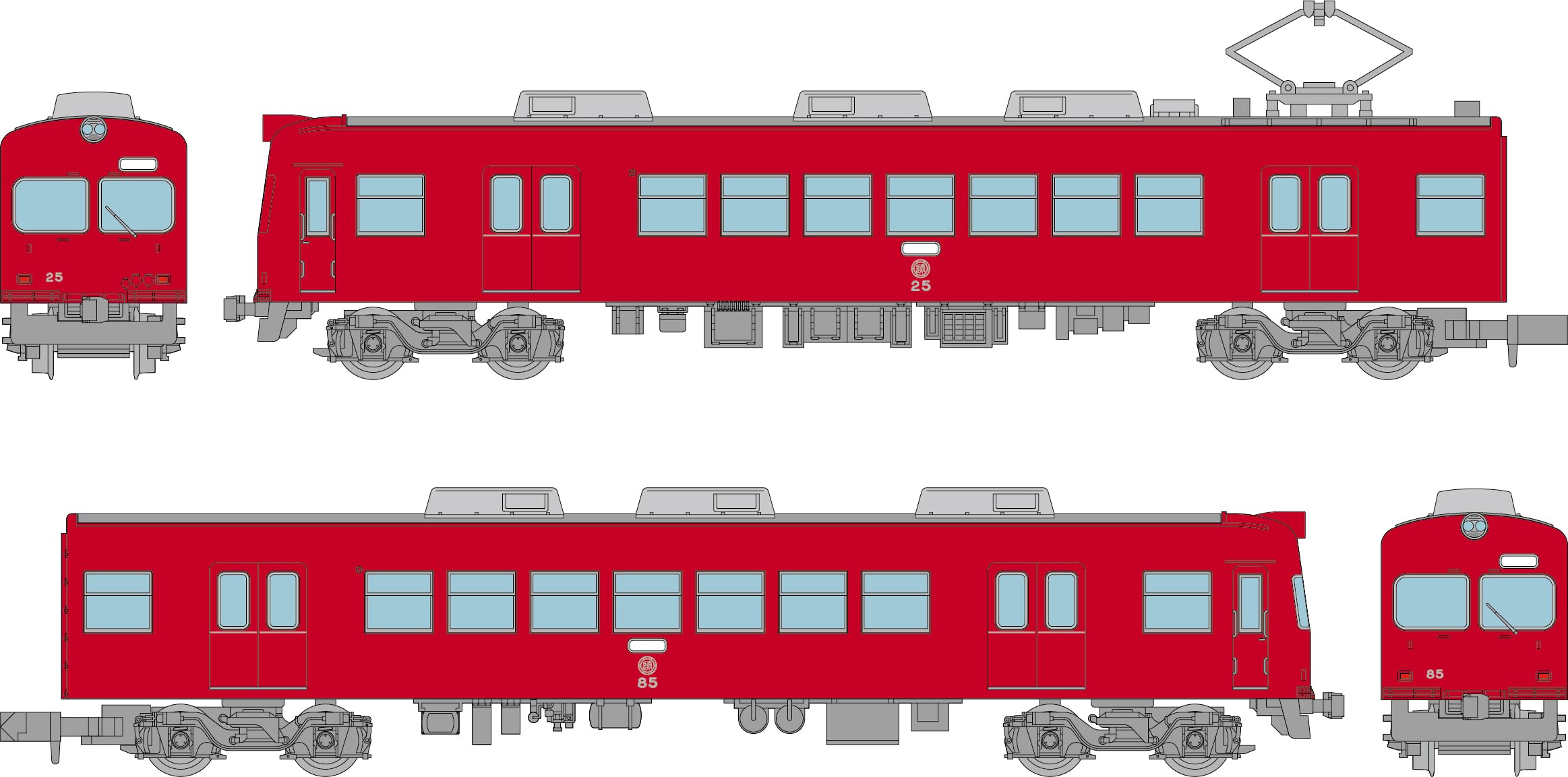 

Tomytec Railway Collection Tetsuro Enshu Railway 30 Series Moha 85 Set B Diorama Supplies 336273 25-Kuha (Original Model) 2-Car