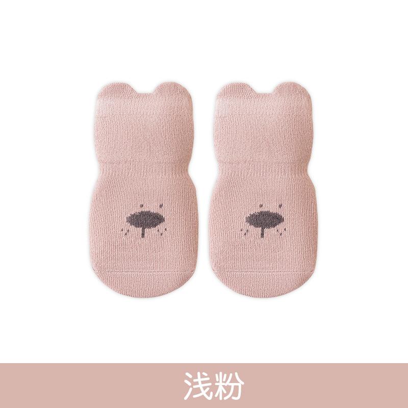

3/1 пары мультяшных детских носков для младенцев и новорожденных, противоскользящие хлопковые напольные носки для девочек и мальчиков, милые унисекс носки с резиновыми вставками для малышей 3 -5 year
