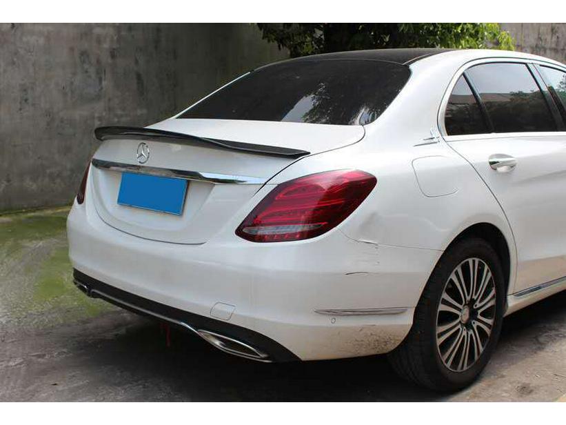 PSM Style Rear Spoiler Air Deflector for Mercedes-Benz C-Class W205 - No Drilling Required