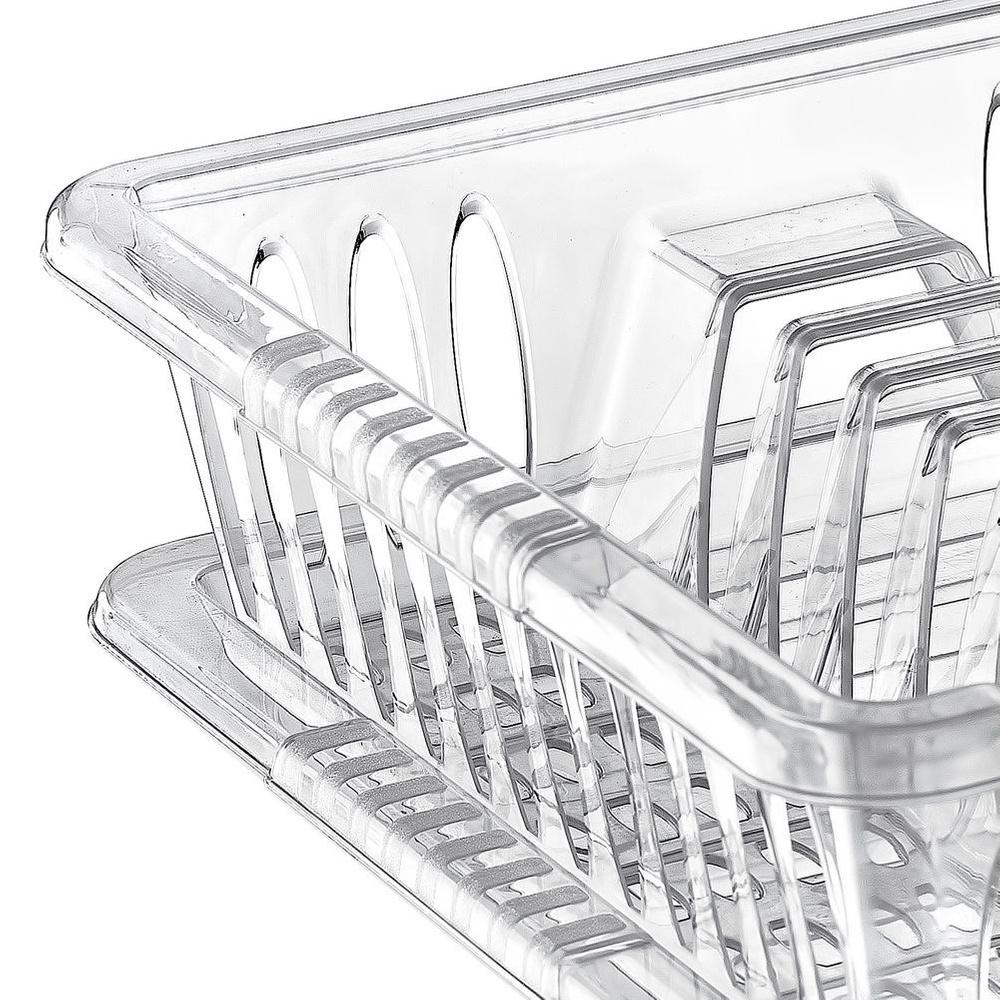 Ociekacz Suszarka na Naczynia Sztućce Talerze Stojąca Plastikowa 40x29 cm