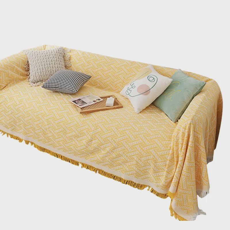 Nordic Internet Celebrity Full-Cover Sofa Blanket - Universal All-Inclusive Design
