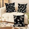 Federa per Cuscino Fiori di Margherita Classici Morbido Peluche Cuscino Decorativo a Coperta Custodia Decorativa Stampata su Entrambi i Lati per Decorazione Divano