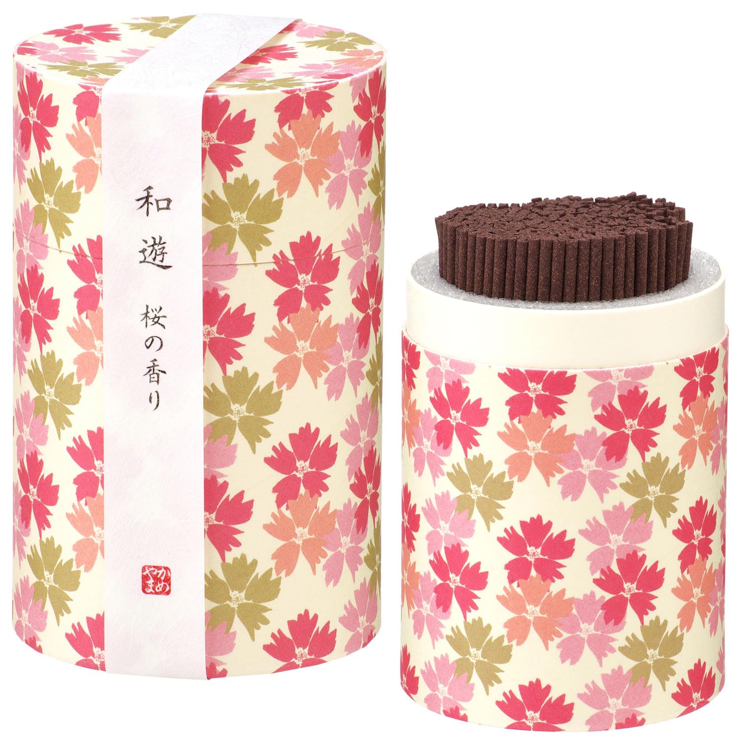 Kameyama Wayu Cherry Blossom Scent Incense 90g 300 Mini Size Sticks, Approx. (Approx. sticks),