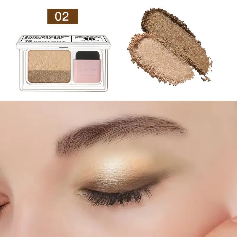 Paleta Cieni do Powiek High Light Chameleon Gradientowy Kolor Brokat do Oczu Rozświetlający Twarz Połyskujące Cienie do Powiek Pigmenty do Makijażu