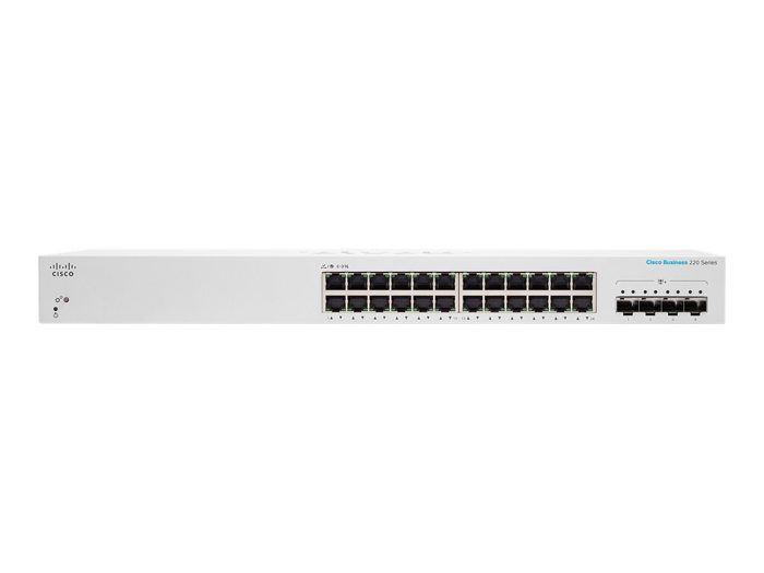 Switch - Cisco - Cbs220-24t-4x-eu - 24 Ports Ge - 4x10g Sfp+ - Smart