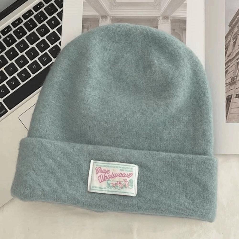 Keep Warm Knitted Pullover Hat Coldproof Beanies Cap Fashion Woolen Stacked Hat  Girls