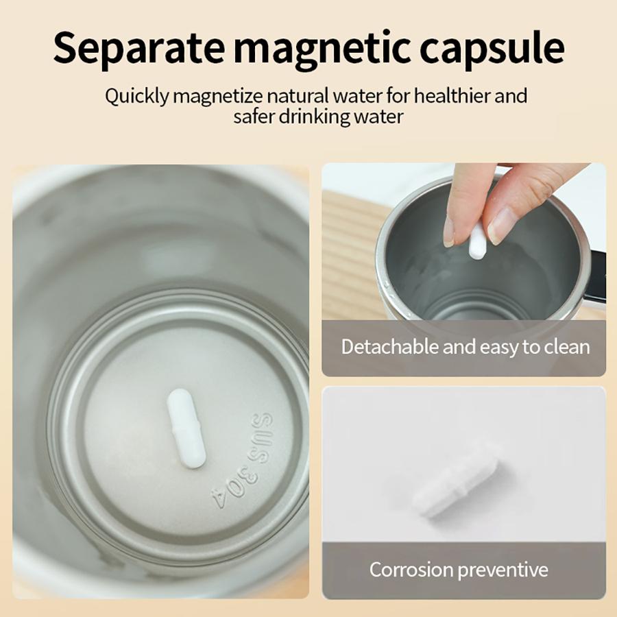 A rechargeable electric mixing cup with LCD digital display, convenient for brewing and suitable for easy mixing of various beve