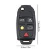 New Replacement 5 Buttons Flip Remote Key Case Folding Car Key Fob Shell Cover for VOLVO S60 S80 V70 XC70 XC90 1999 2000-2013