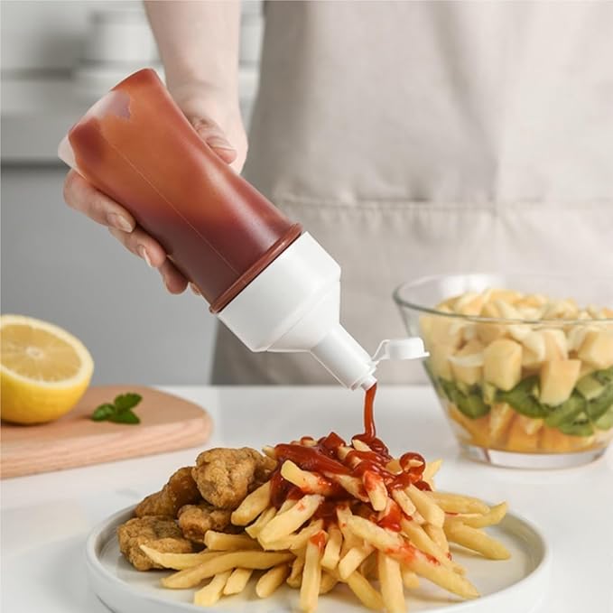 Kitchen Accessories Durable Oil Bottle For Sealed Condiment Storage Sauce Seasoning Box Sauce Bottle