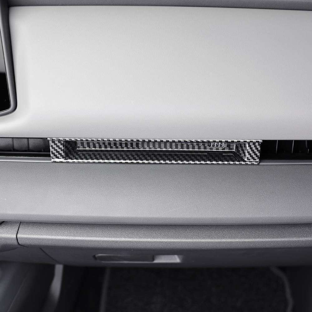 Auto Interior Accessories Front Row Air Vent Decorative Frame Cover ABS Material For KIA SELTOS SP3 2026 2027 Left-Hand Drive