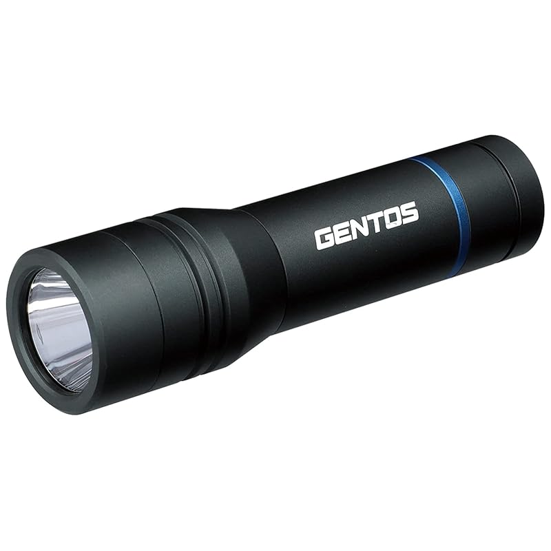

GENTOS LED flashlight [Brightness 490 lumens/Practical lighting for 3 hours/Dust resistant/Water resistant/1m waterproof] Uses 3 AAA batteries Stella