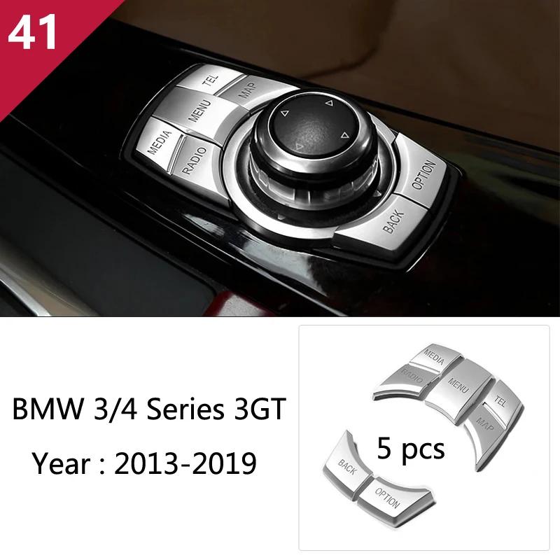 Accessories  For BMW 3 4 Series 3GT F30 F32 F34 Car Inner Door Audio Speaker Gearshift Panel Door Armrest Reading Light Cover Tr