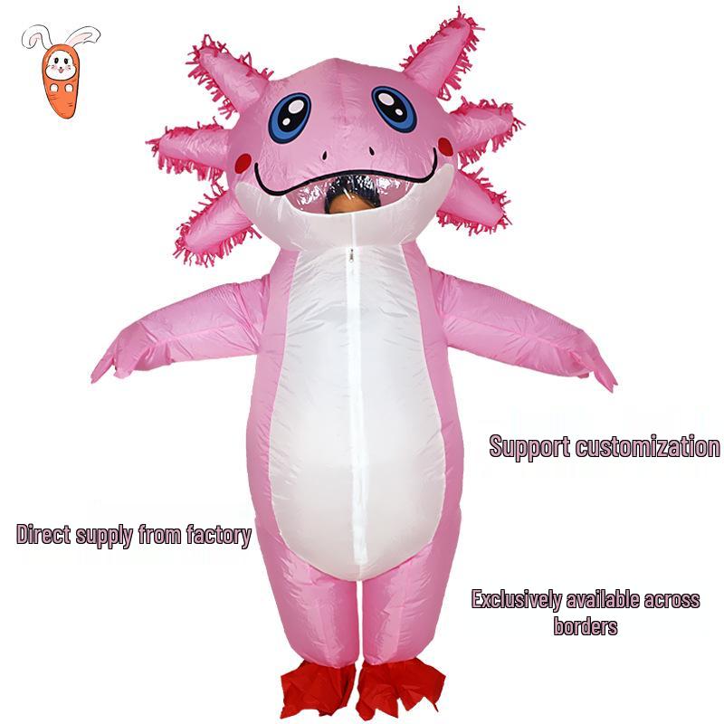 Adorable Salamander Inflatable Costume - Perfect for Parties and Stage Shows