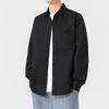 Herbst Herren Langarmhemd Jugendlich Lässig Einfarbig Locker Hongkong-Stil Trend Tooling Hemd Jacke Herrenbekleidung
