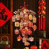 Chinese Style Fortune Character Pendant Spring Festival Decoration  New Year Celebration