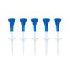 5pcs Golfing Tees Height Adjustable Stable Blue Golfing Plastic Tees for Golfing Practices