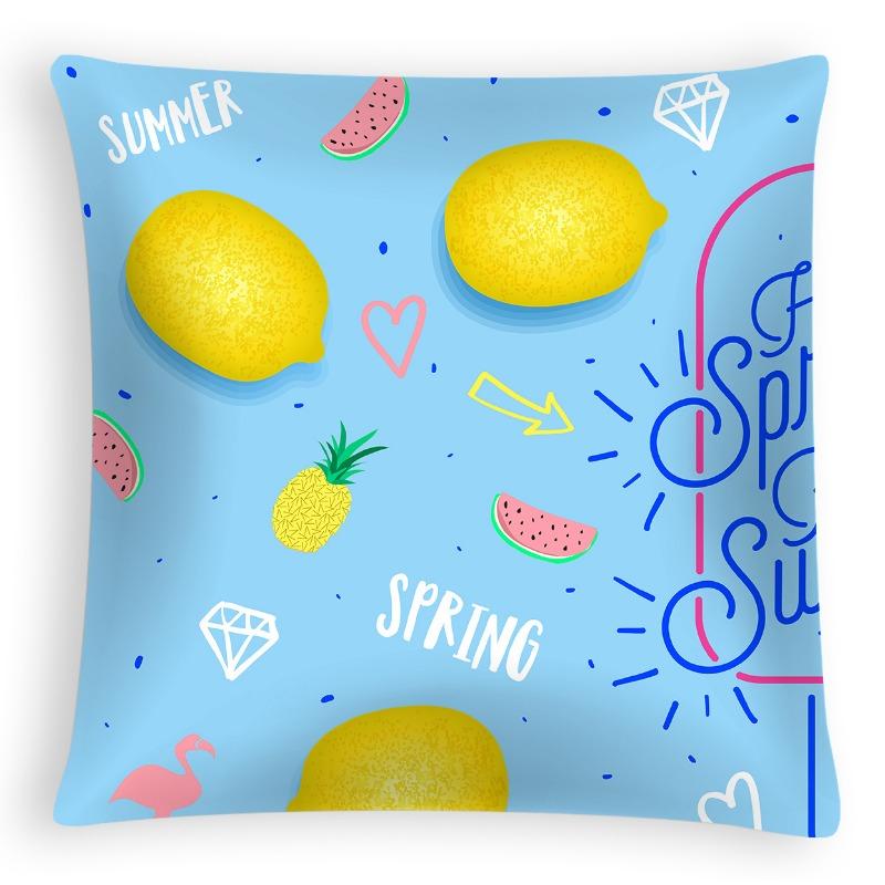 Summer Fruit Series Pillowcase Small Fresh Ins Household Products Pillow Cushion Cover