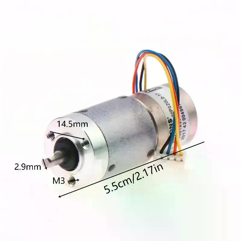 1/2Pcs 22MM Stepper Motor Metal Gear Planetary Reducer Motor Two-phase Four-wire Precision Motor DIY Robot Car