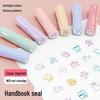 Cute Japanese Girl Style Journal Stamps: Creative Student Reward & Encouragement Stamps